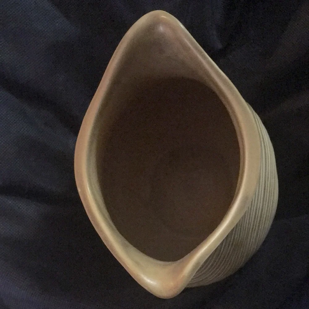 Jonathan Adler Textured Relief Mustard Yellow Charade Ripple Vase